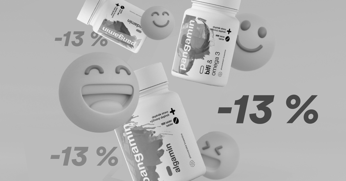 Páteční sleva 13 % na všechny Pangaminy – jen 13. června!